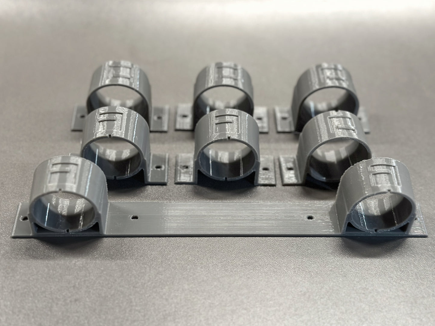 BUNDLE: 6 x Elbow Brackets and 1 x Elbow SHOWER BAR (150mm width) Compatible with 15mm Hep2O Push Fit Elbow