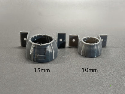 10mm Bracket compatible with JG Speedfit Push Fit Elbow - Pack of 5