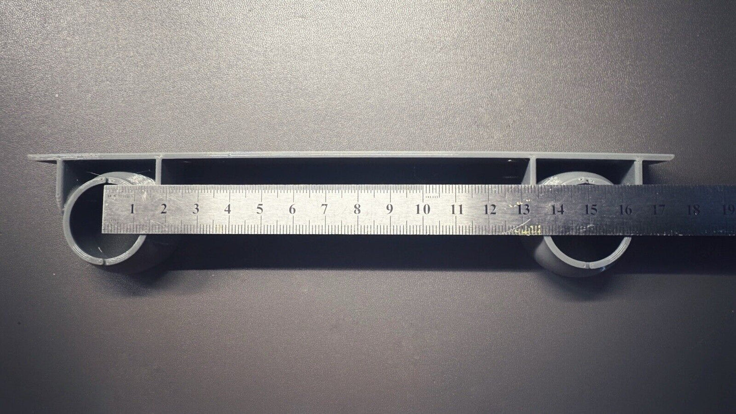 150mm width SHOWER BAR Bracket Compatible with 15mm JG Speedfit Push Fit Elbow - Precise 150mm Width