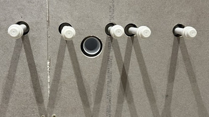 BUNDLE: 6 x Elbow Brackets and 1 x Elbow SHOWER BAR (150mm width) Compatible with 15mm Hep2O Push Fit Elbow