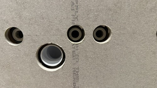 15mm Bracket compatible with Hep2O Push Fit Elbow - Pack of 5