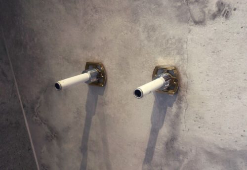 BUNDLE: 6 x Elbow Brackets and 1 x Elbow SHOWER BAR (150mm width) Compatible with 15mm Hep2O Push Fit Elbow